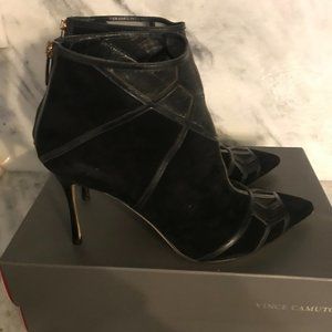 Sergio Rossie Puzzle Suede ANkle Booties